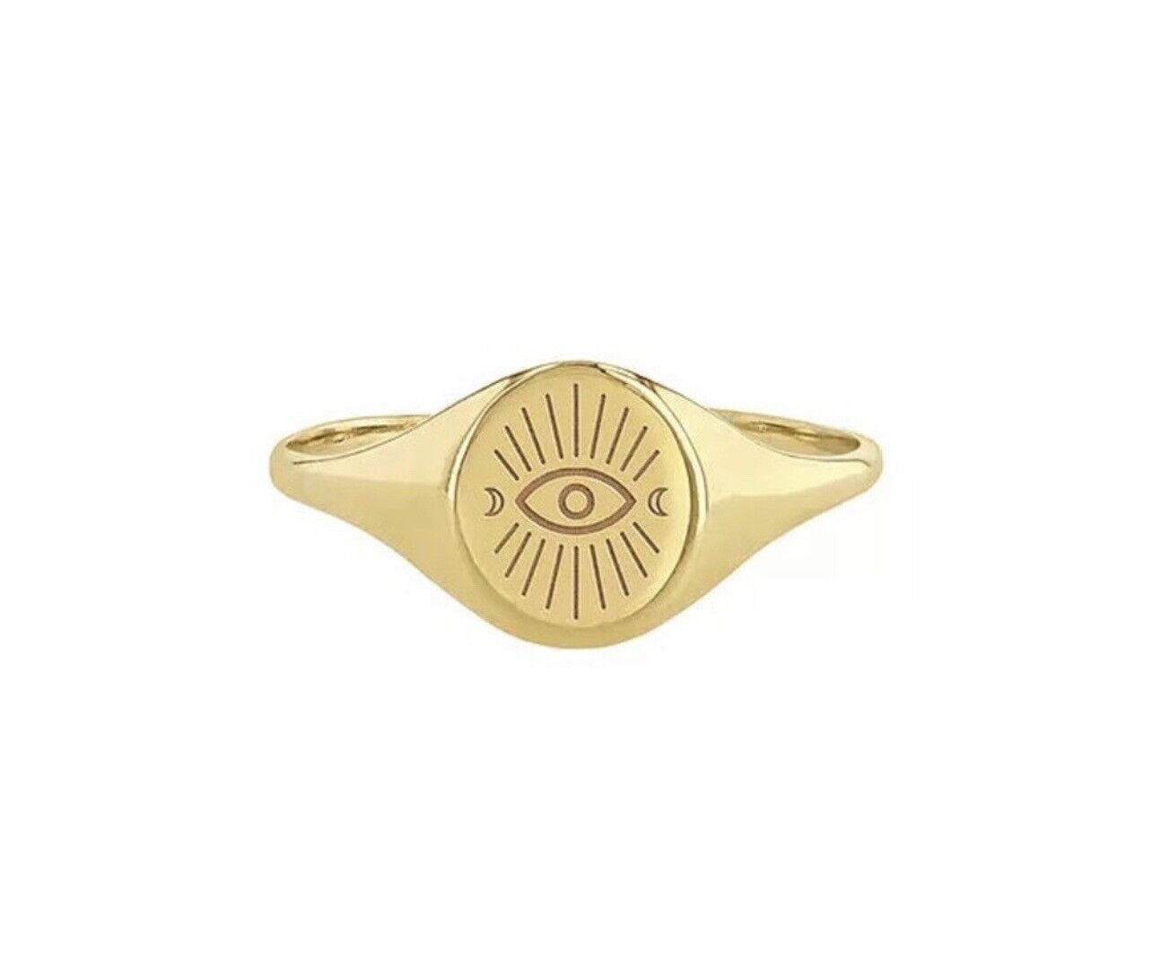 Evil Eye Signet Ring